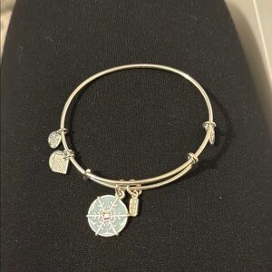 Silver Charm Bracelet with Snowflake